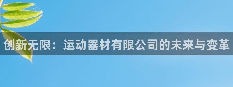 凯捷体育神州：创新无限：运动器材有限公司的未来与变革