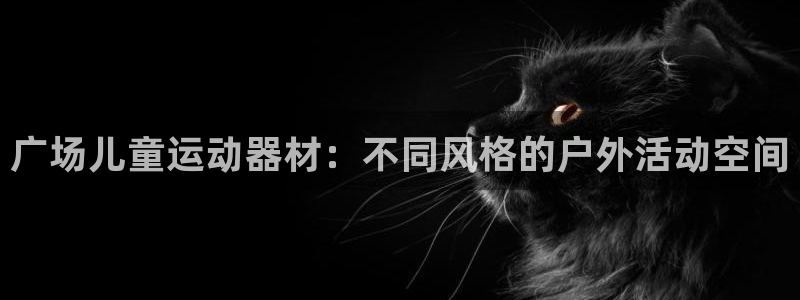 海南凯捷体育：广场儿童运动器材：不同风格的户外活动空间